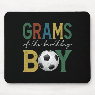 Soccer Grams Of The Birthday Boy Family Matching Mouse Pad