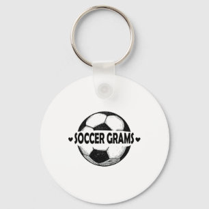 Soccer Grams Soccer Player Sports Team Key Ring