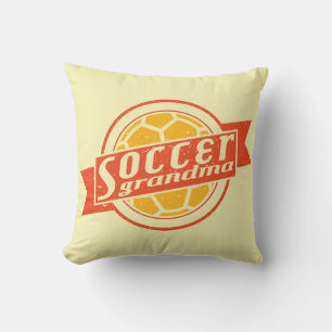 Soccer Grandma Custom Name And Number Cushion