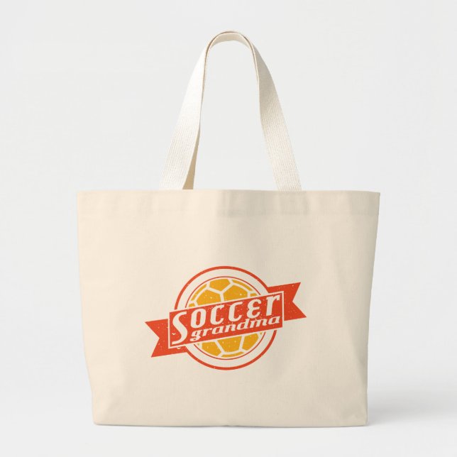 Soccer Grandma Grocery Bag (Front)