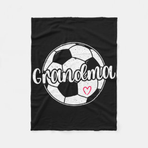 Soccer Grandma Proud Grandma Of A Soccer Player Gr Fleece Blanket
