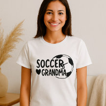 Soccer Grandma Shirt – Cute Heart & Ball Design 