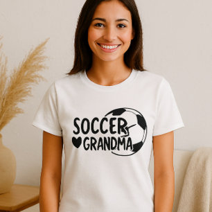 Soccer Grandma Shirt – Cute Heart & Ball Design 
