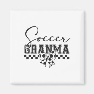 Soccer Grandma Soccer Grandmother Game Day Mother' Magnet