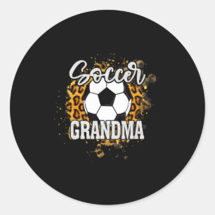 Soccer Grandma Vintage Soccer Family Matching T Sh Classic Round Sticker
