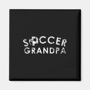 Soccer Grandpa Cool Team Player Fan Gift  Magnet