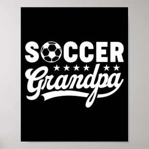 Soccer Grandpa Funny Sports Papa Vintage Humor T S Poster