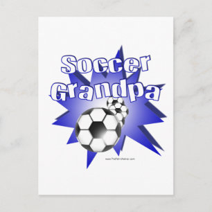 Soccer Grandpa Postcard