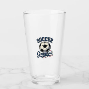 Soccer Grandpa Vintage Engraving Shirt Design_1 Glass