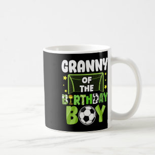 Soccer Granny Birthday Boy Party Soccer Family Mat Coffee Mug
