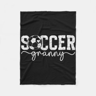 Soccer Granny Grandma Proud Granny Of A Soccer Pla Fleece Blanket