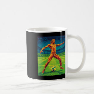 Soccer Granny Leopard Heart Granny Soccer Player Coffee Mug