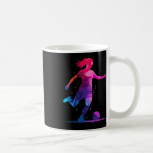 Soccer Graphic And Soccer, For Girls Women Soccer Coffee Mug