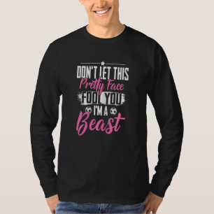 Soccer Graphic Women And Girls Soccer Player T-Shirt