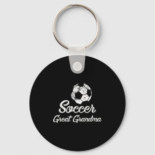 Soccer Great Grandma Cute Funny Player Fan Gift T Key Ring