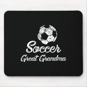 Soccer Great Grandma Cute Funny Player Fan Gift T Mouse Pad