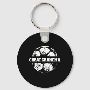 Soccer Great Grandma Soccer Byll Split Funny Socce Key Ring