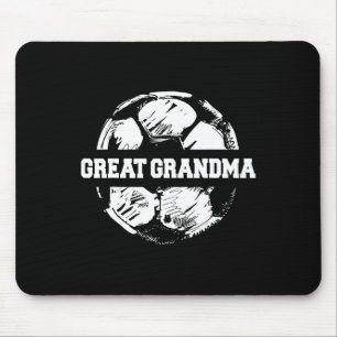 Soccer Great Grandma Soccer Ll Split Funny Soccer Mouse Pad