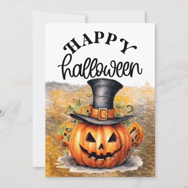 Soccer halloween for player holiday card (Front)