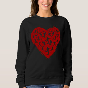 Soccer Heart Love Men Kids Girls Boys Valentines D Sweatshirt