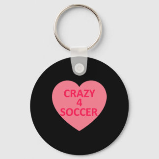 Soccer - Heart Love Valentines Day Personalised Ca Key Ring