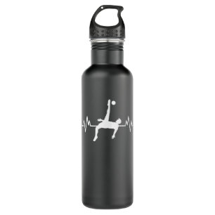 Soccer Heartbeat football team sport football Gift 710 Ml Water Bottle