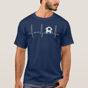 Soccer Heartbeat Soccer Ball Heartbeat  T-Shirt