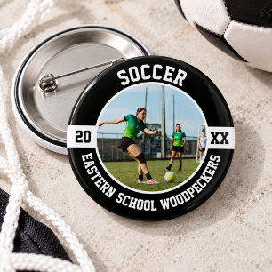 Soccer High School Senior Night 6 Cm Round Badge
