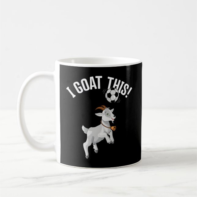 Soccer I Goat This Ball For Goat Soccer Player Coffee Mug (Left)
