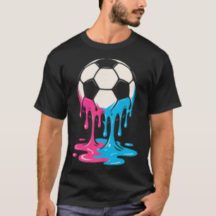 Soccer Ice Cream Drip Boys Youth Players Fan Socce T-Shirt