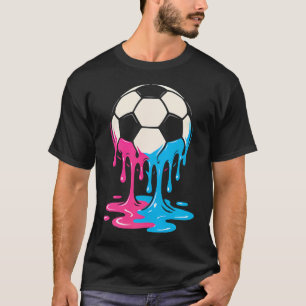 Soccer Ice Cream Drip Boys Youth Players Fan T-Shirt
