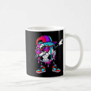 Soccer Ice Cream Drip Dabbing Sprinkles Sports Boy Coffee Mug