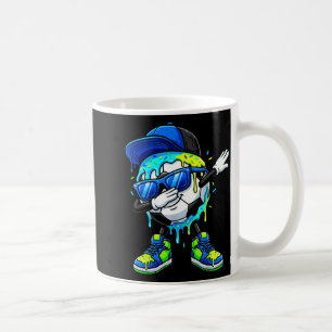 Soccer Ice Cream Drip Dabbing Sprinkles Sports Boy Coffee Mug