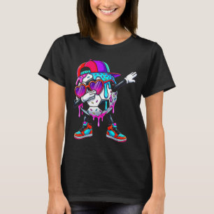 Soccer Ice Cream Drip Dabbing Sprinkles Sports Boy T-Shirt