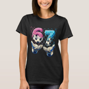 Soccer Ice Cream Drip Six Seven Hands Funny Gen Al T-Shirt