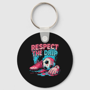 Soccer Ice Cream Sprinkles Theme Youth Respect The Key Ring