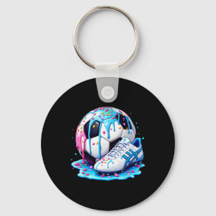 Soccer Ice Cream Sprinkles Theme Youth Respect The Key Ring