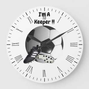 Soccer Im A Keeper, Wall Clock