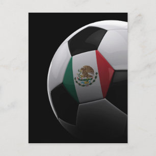 Soccer in Mexico Postcard