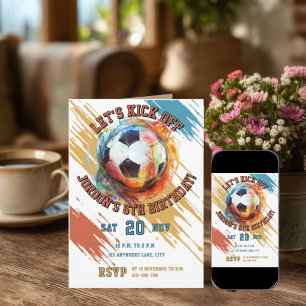 Soccer invitation