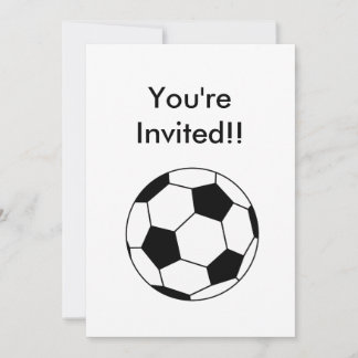Soccer Invitation