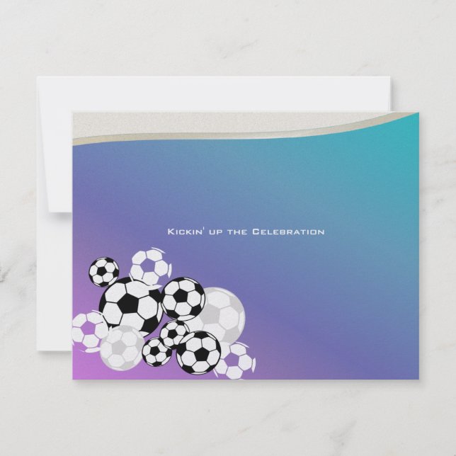 Soccer Invitational Bar Mitzvah Invitation (Front)