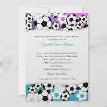 Soccer Invitational Mitzvah Invitation
