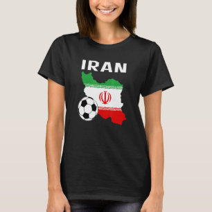 Soccer Iran Men Women Boy Girl Outfit T-Shirt