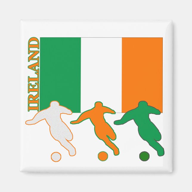 Soccer Ireland Magnet (Front)