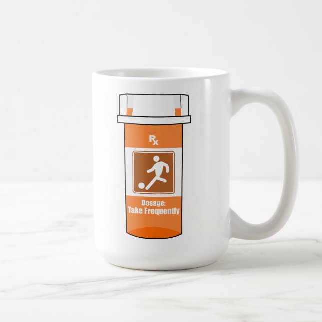 Soccer Is My Drug Coffee Mug (Right)