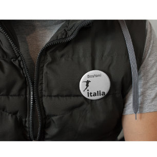 Soccer Italy, customisable 3 Cm Round Badge