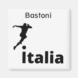 Soccer Italy, customisable  Magnet