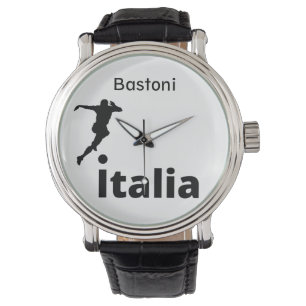 Soccer Italy, customisable Watch