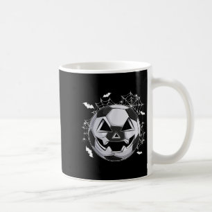 Soccer Jack O Lantern Pumpkin Face Halloween Costu Coffee Mug